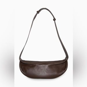 COS leather crossbody bag